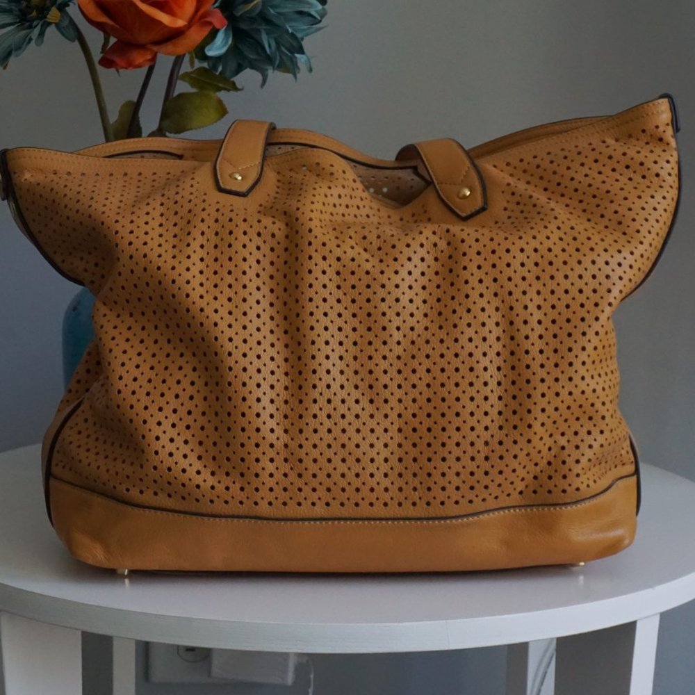 J. McLaughlin Leather Tote